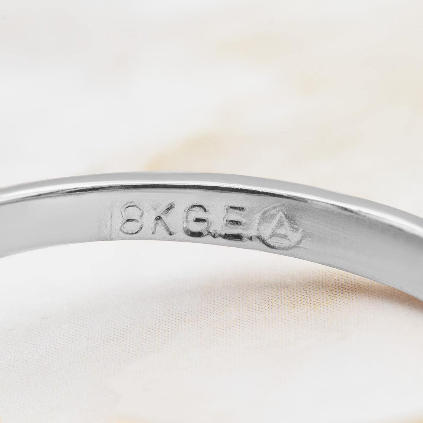 Maya Austrian Crystal Bee Ring - 18k White Gold Electroplated jewelry image 1