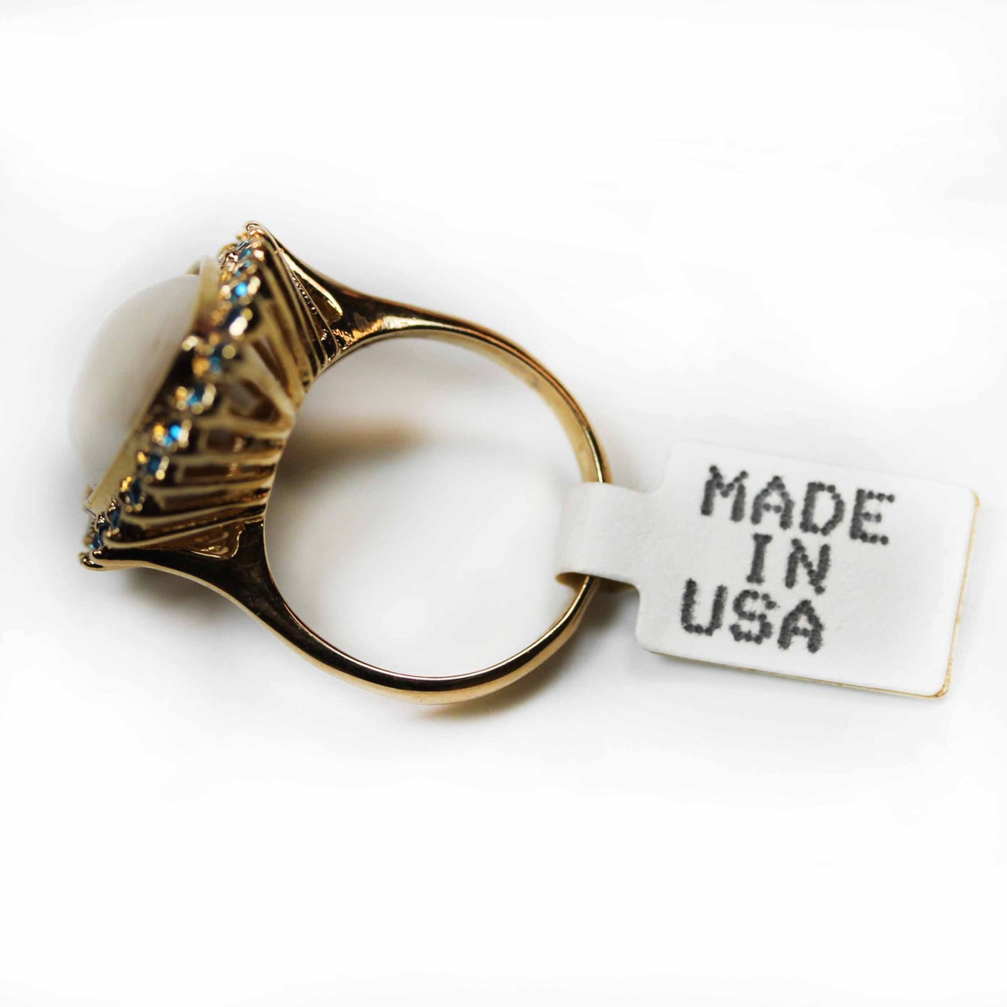 vintage-pear-shaped-pearl-bead-blue-Austrian-crystals-yellow-gold-plated-ring