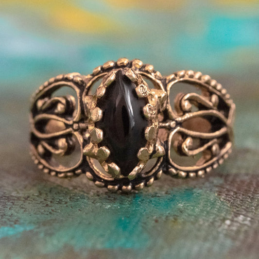 Gold Onyx Antiqued / 8