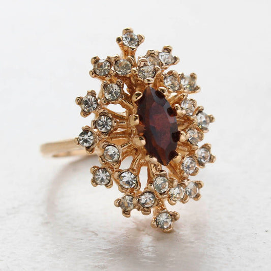 Gold Smoky Topaz Clear Crystal / 5
