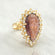 Victorian Style Ring Austrian Crystals 18k White or Yellow Gold Cocktail Ring Antique Womans #R212