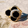 A Vintage Ring Genuine Stone Cocktail Ring 18k Gold Antique Womans Handmade Jewelry