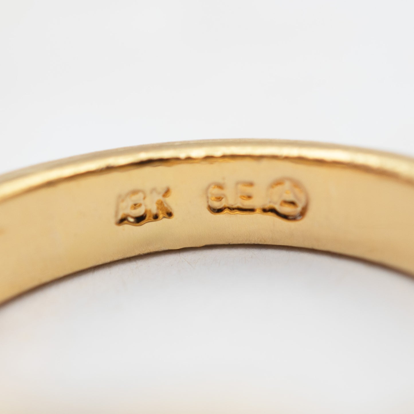 Vintage Ring Pave Trillion Cut Womens Ring Austrian Crystals Birthstone Antique 18k Gold  Electroplated Band R2932