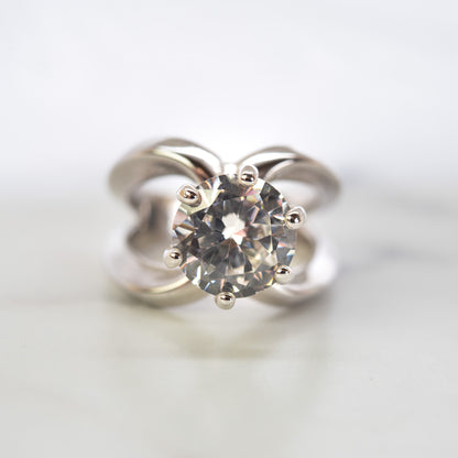 Women's Vintage 8 ct. Marquise Cut Cubic Grade AAAAA Zirconia Solitaire Engagement Style Ring 18KT Gold Electroplated