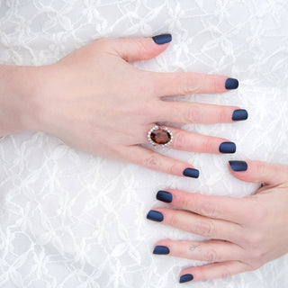 Silver Smokey Topaz Silver
