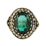Emerald Crystal Clear Antiqued