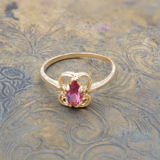 Gold Pink Tourmaline Crystal