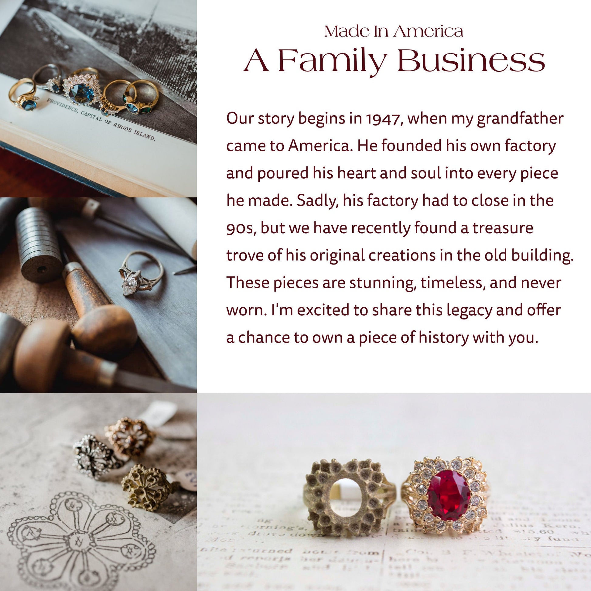 Vintage 1970s Ruby Red Austrian Crystal Band Ring - 18k Gold Electroplated jewelry image 1