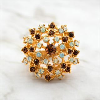 Smokey Topaz Pinfire Opal Crystal
