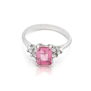 White Gold Pink Tourmaline