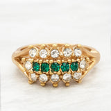 Emerald Yellow Gold