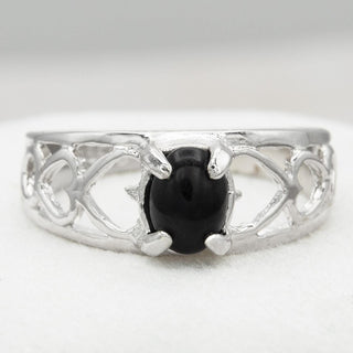 Genuine Onyx White Gold