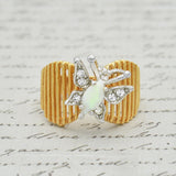 Gold Pinfire Opal Crystal