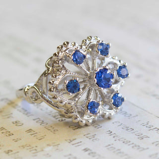 Crystal Blue White Gold