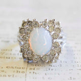 White Gold Pinfire Opal