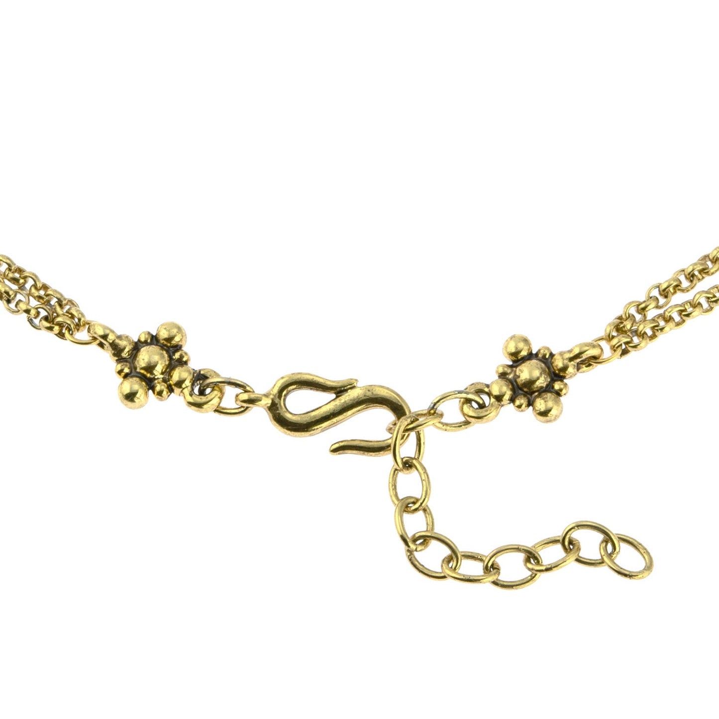 Vintage Oscar De La Renta Beautiful 16 Inch Bead Necklace with 1-1/2"" Extender Size: G