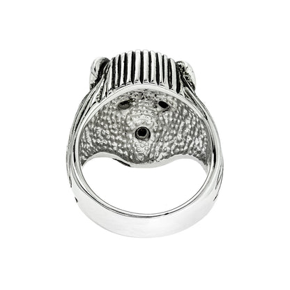 vintage-zodiac-lion-ring-ruby-Austrian-crystals-white-gold-plated