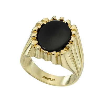 vintage-mens-ring-genuine-onyx-yellow-gold-plated
