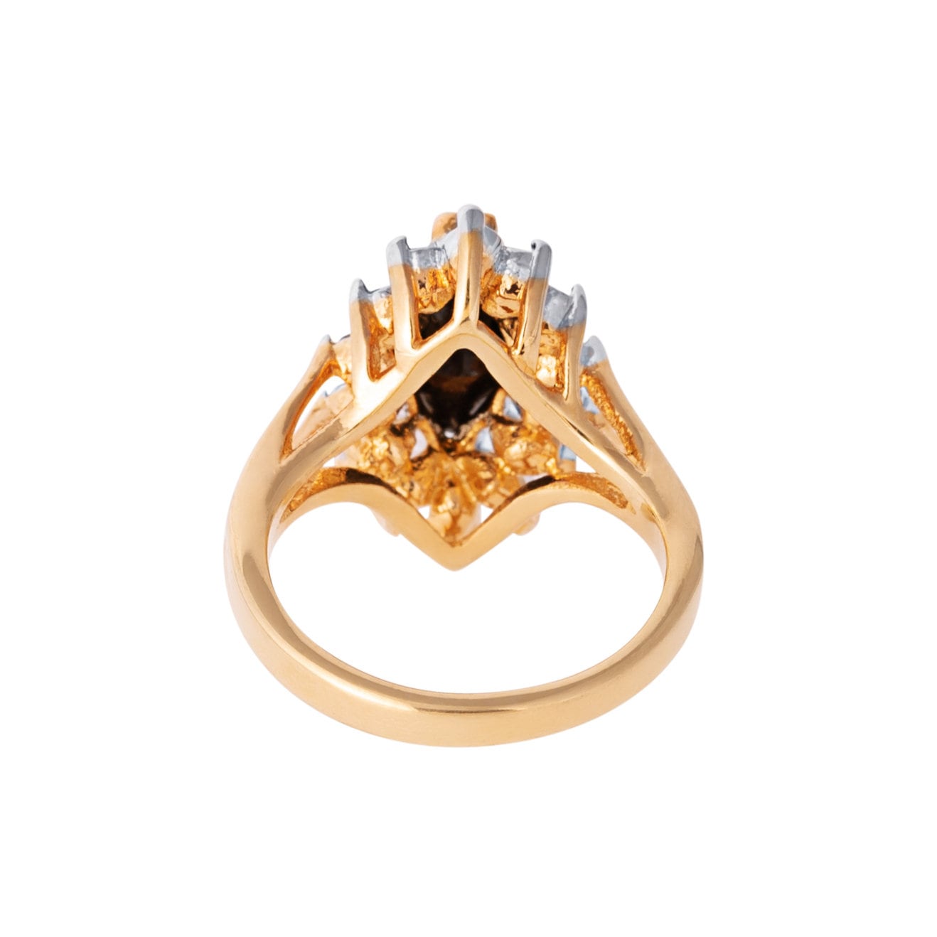 Vintage Austrian Crystals 18k Yellow Gold Plated Made in USA