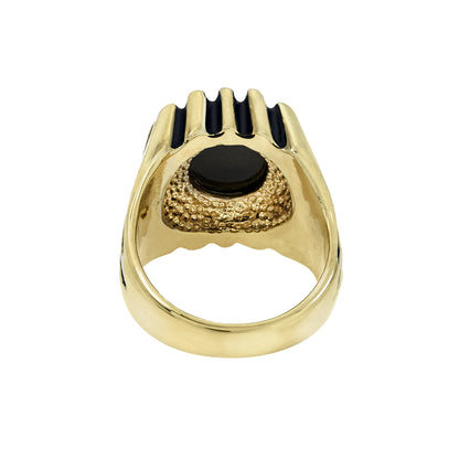 vintage-mens-ring-genuine-onyx-antiqued-yellow-gold-plated