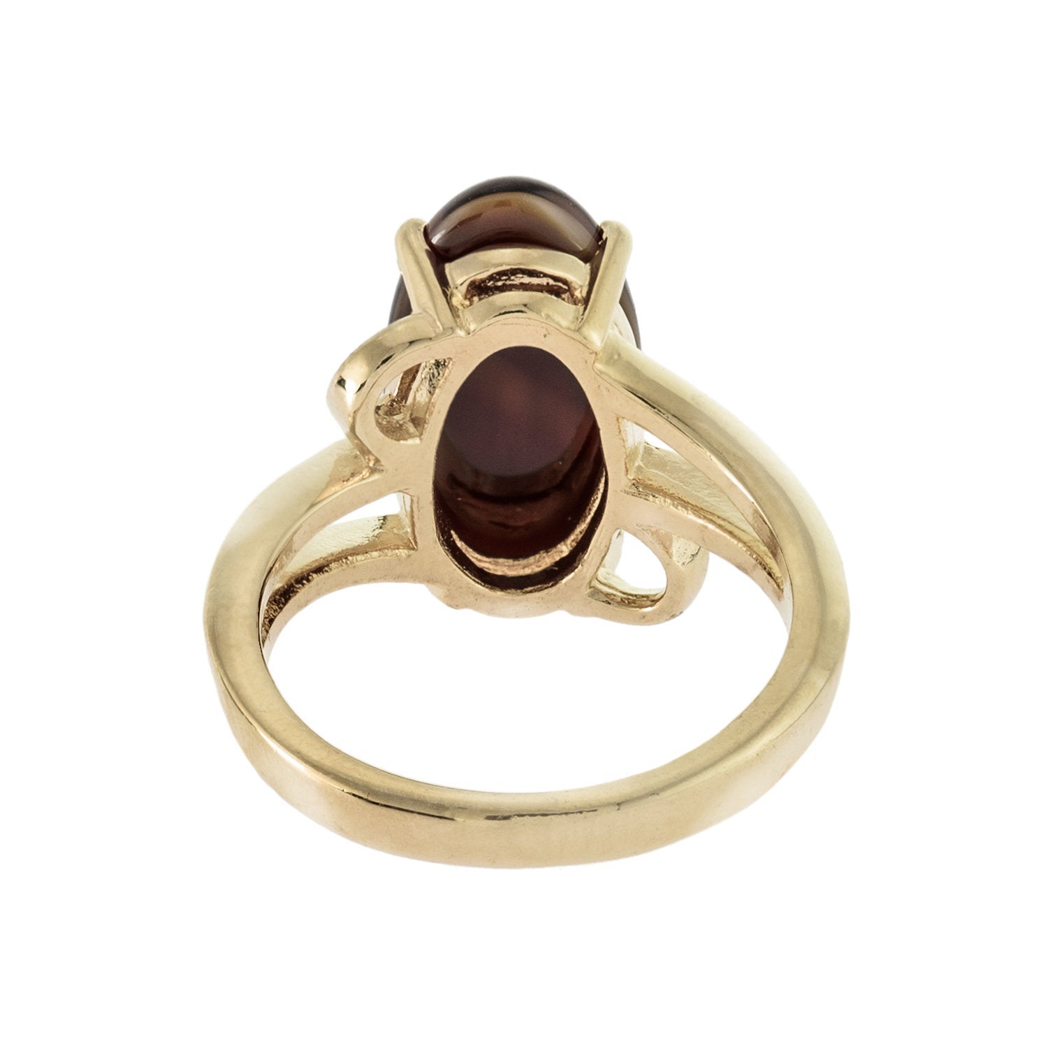 vintage-imitation-brown-coral-gold-plated-cocktail-ring