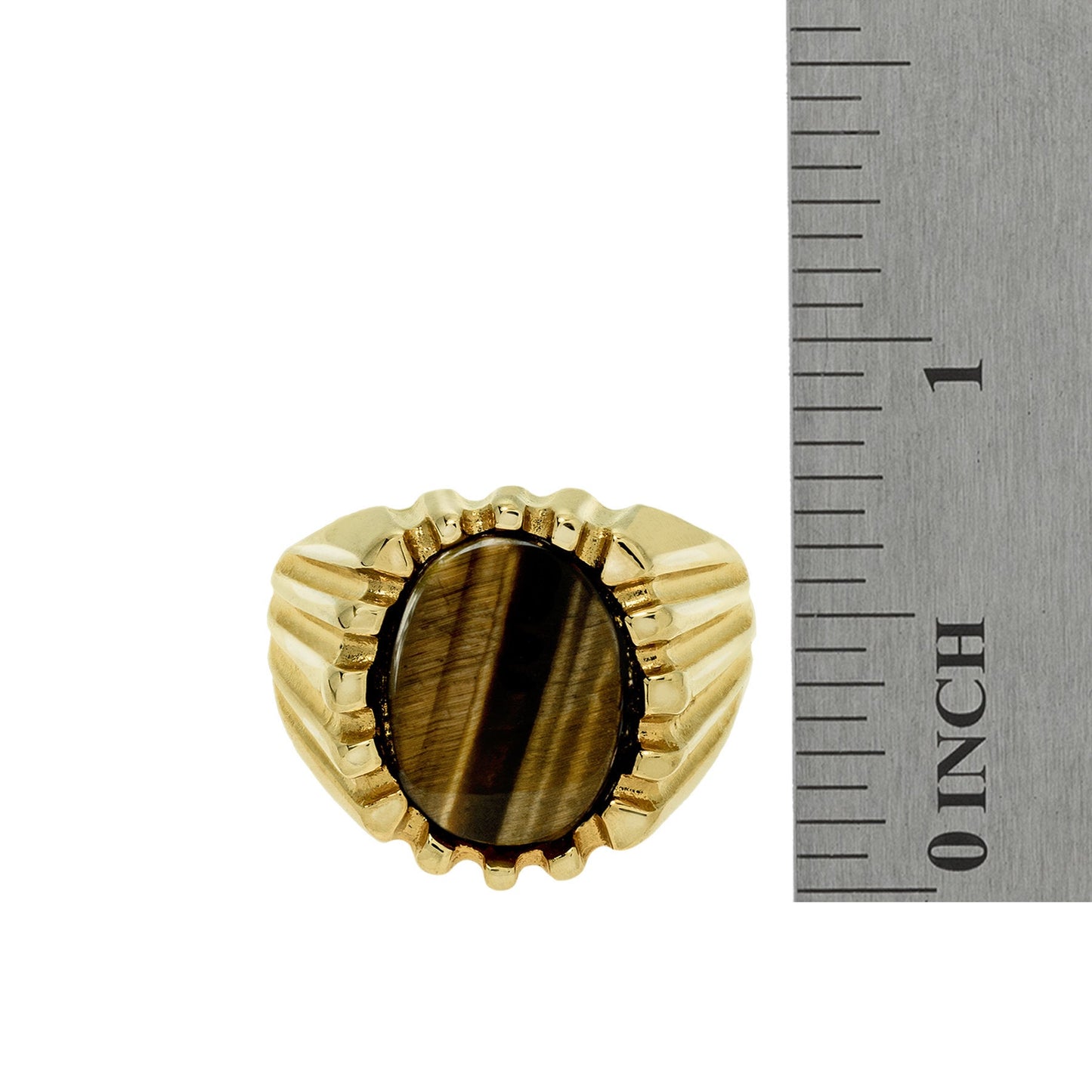 vintage-men's-ring-genuine-tiger-eye-gold-plated