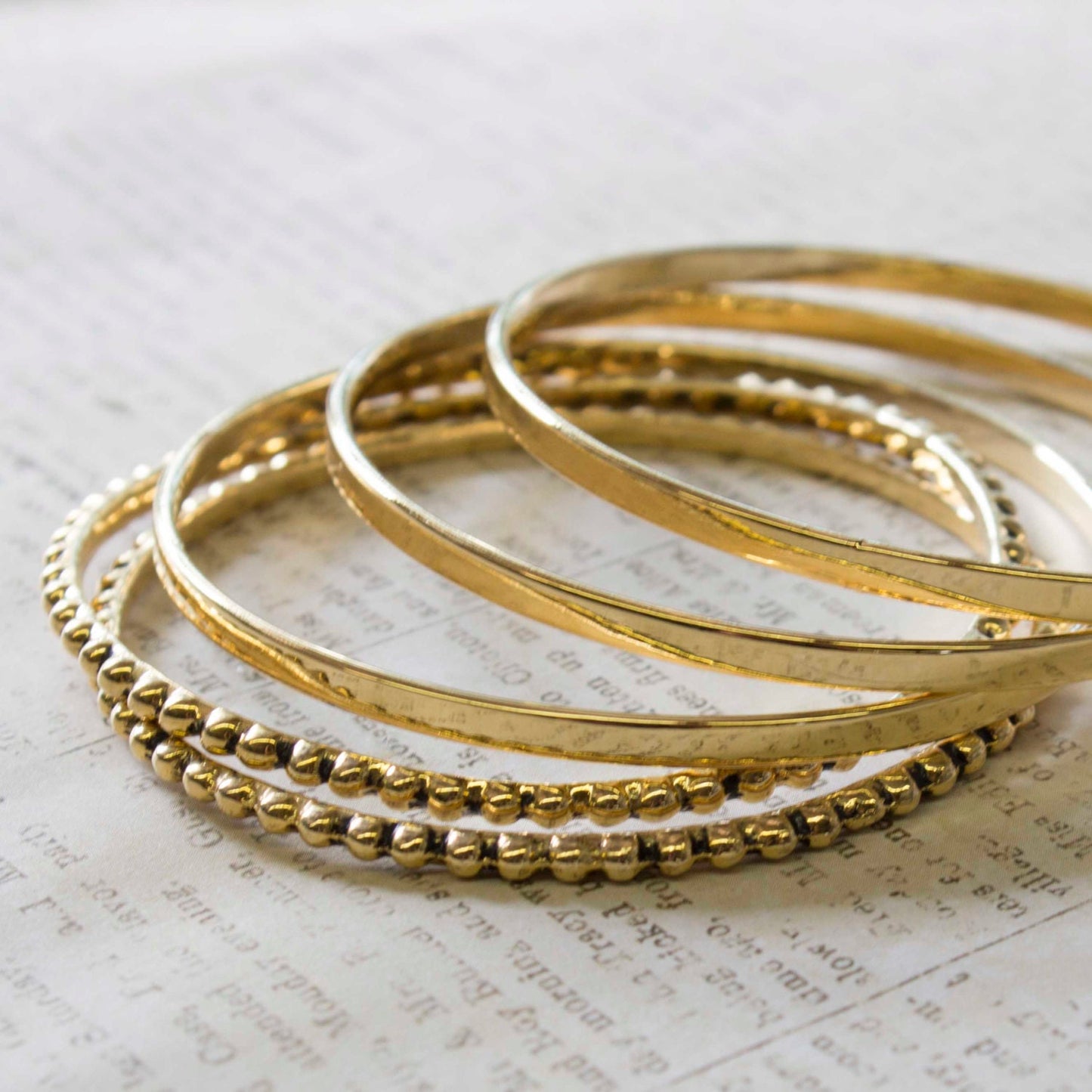 Vintage Oscar De La Renta Signed Large Antique Gold Tone Ball Textured Hoop Earrings jewelry image 1