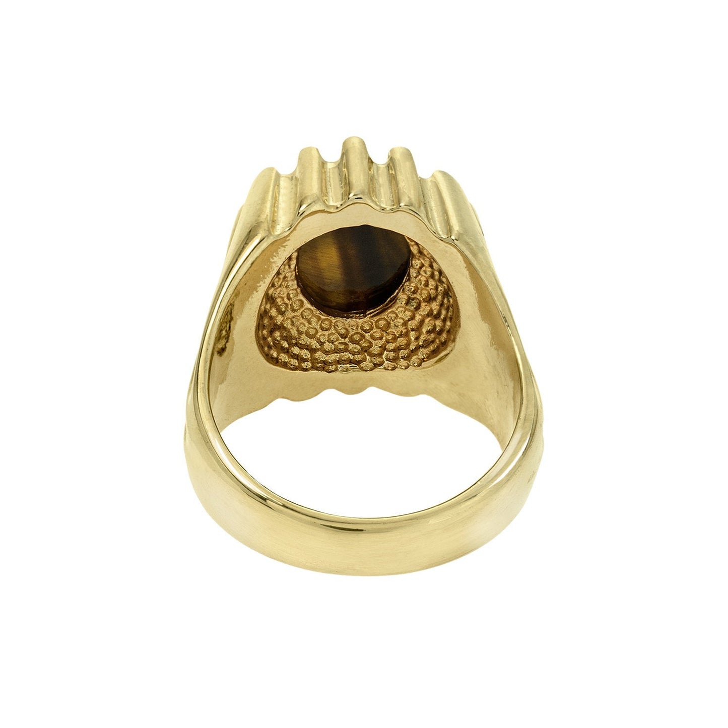 vintage-men's-ring-genuine-tiger-eye-gold-plated