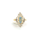 Gold Aquamarine
