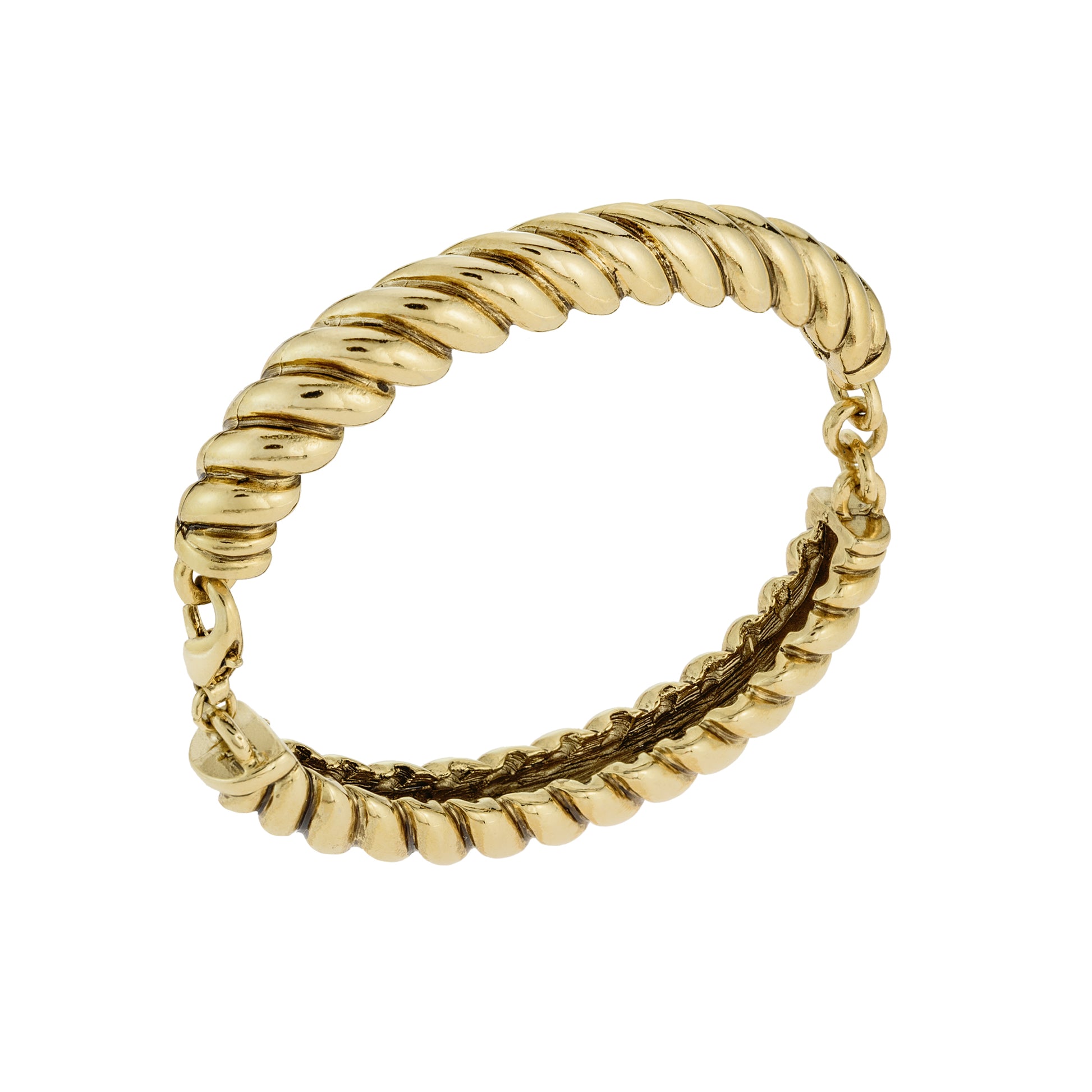 vintage-oscar-de-la-renta-gold-tone-eight-inch-scallop-bar-link-bracelet