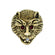 Vintage Zodiac Birthstone Lion Men's or Women's Ring 18kt Gold Electroplated Made in the USA