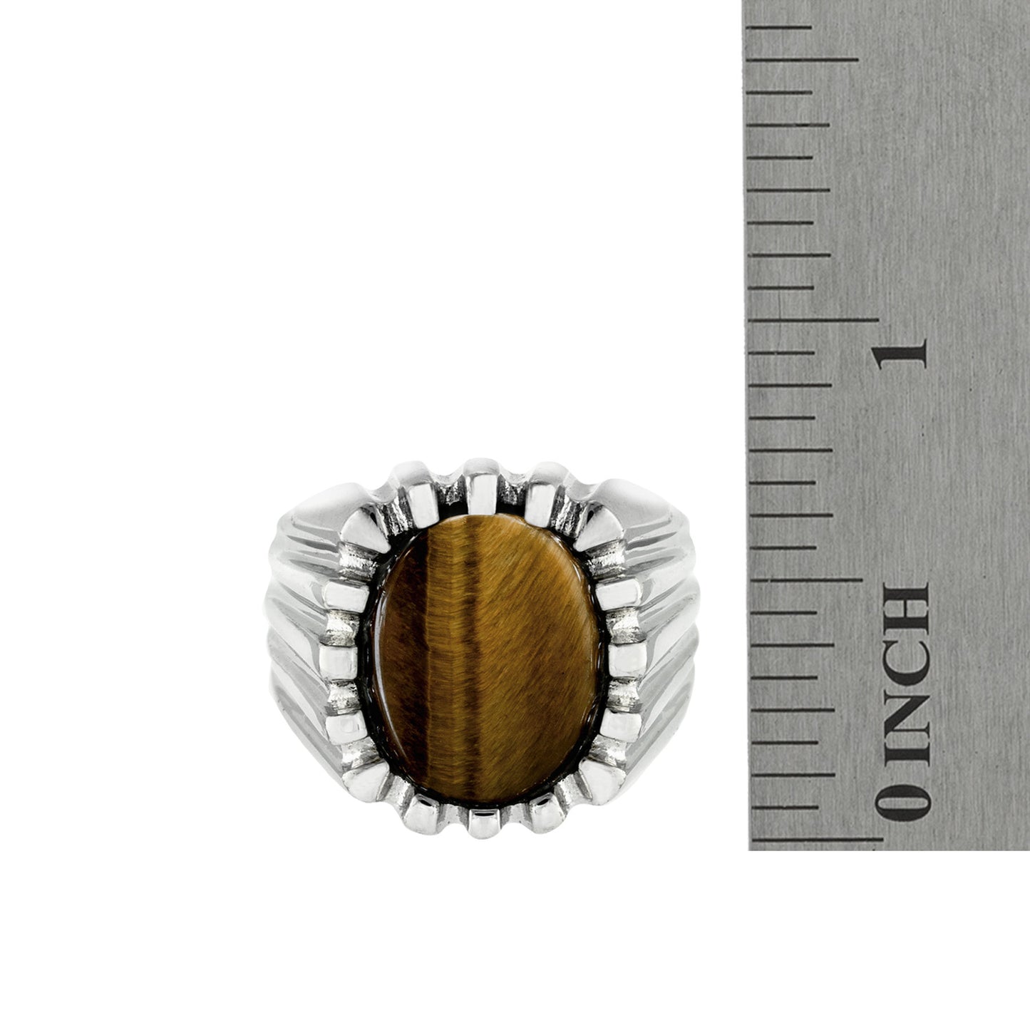 vintage-mens-ring-genuine-tiger-eye-white-gold-plated