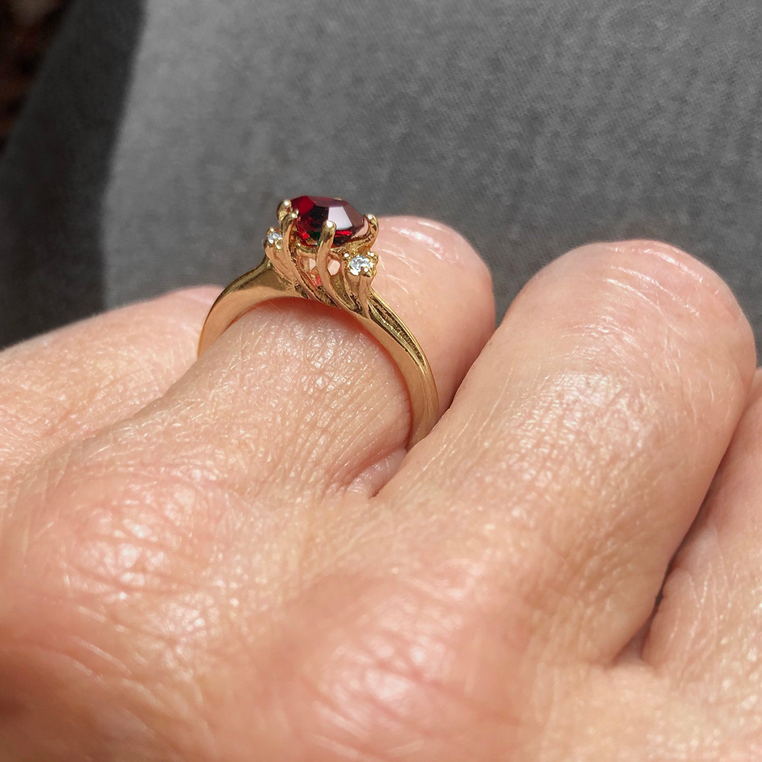 vintage-ruby-clear-Austrian-crystals-gold-plated-ring