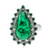 Victorian Style Ring Austrian Crystals 18k White or Yellow Gold Cocktail Ring Antique Womans #R212