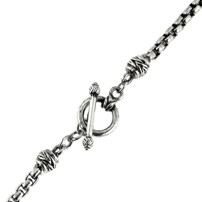 Vintage Designer Oscar de la Renta Long Pendant Antique Necklace 30 Inches Basket Weave Design OSN-LDSK - Limited Stock - Never Worn