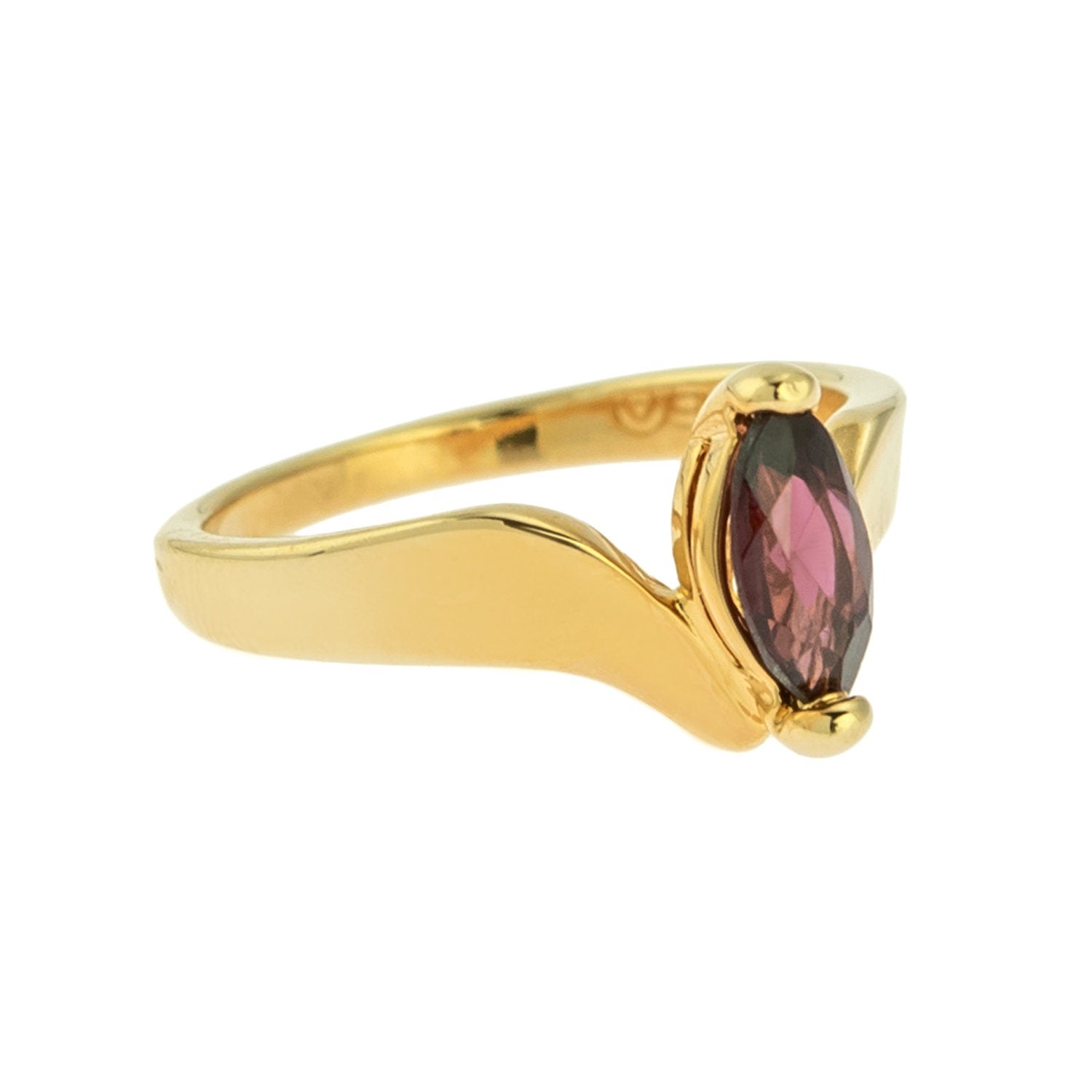 A Vintage Ring 1970s Genuine Garnet 18k Gold Birthstone Ring Antique Jewelry for Women #R2892 - Limited Stock - Never Worn