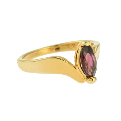 A Vintage Ring 1970s Genuine Garnet 18k Gold Birthstone Ring Antique Jewelry for Women #R2892 - Limited Stock - Never Worn