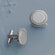 Engravable Cuff Links Cufflinks For Men Initials Dad Fathers Day Gift Suit Gold Silver Accessories Personalized Monogramed Steel Letter