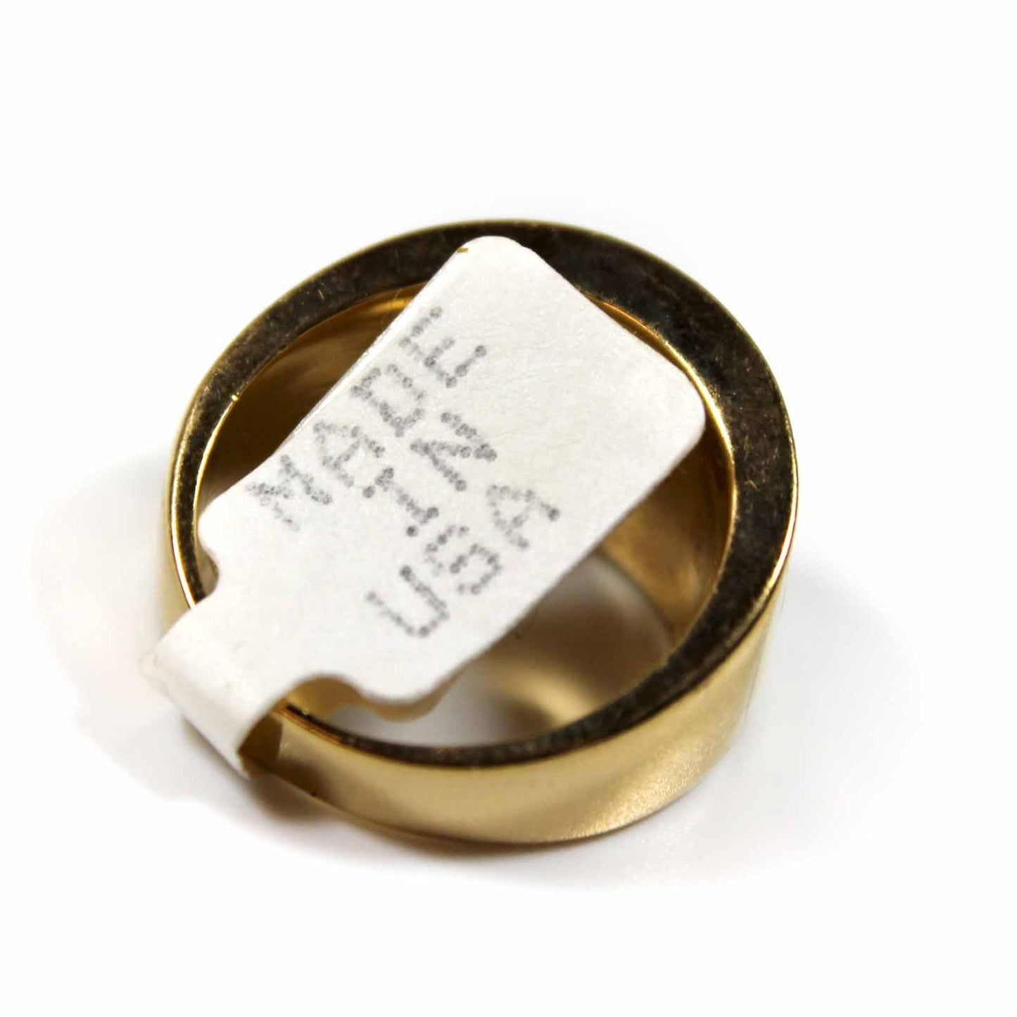 Vintage Ring 1980s White Enamel with Topaz Crystal Leaf Motif Band 18k White Gold Antique Womans Jewelry #R3043 - Limited Stock - Never Worn